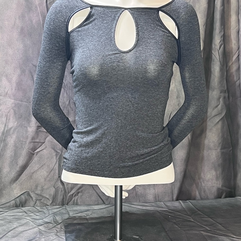 Sexy  Gray Women's Cutout Top by Guess